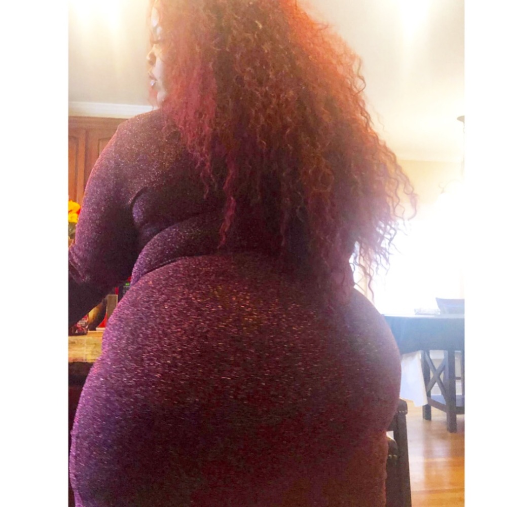 Glittery Fire Red Dress